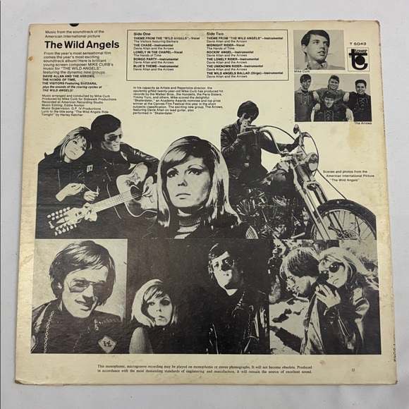 Nancy Sinatra - Peter Fonda - The Wild Angels Soundtrack Vinyl Record LP - Picture 6 of 8